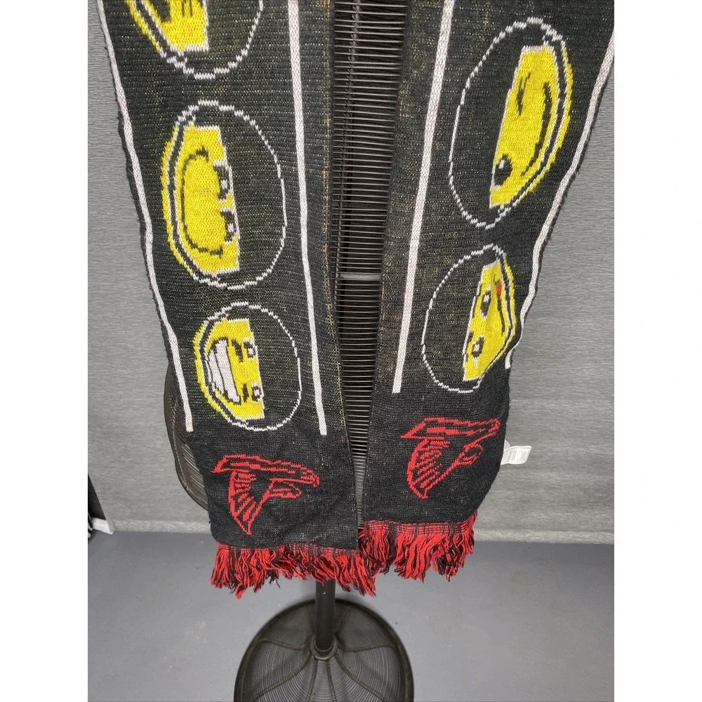 Forever Collectibles Atlanta Falcons Scarf Nfl Football Acrylic with Emojis‎
